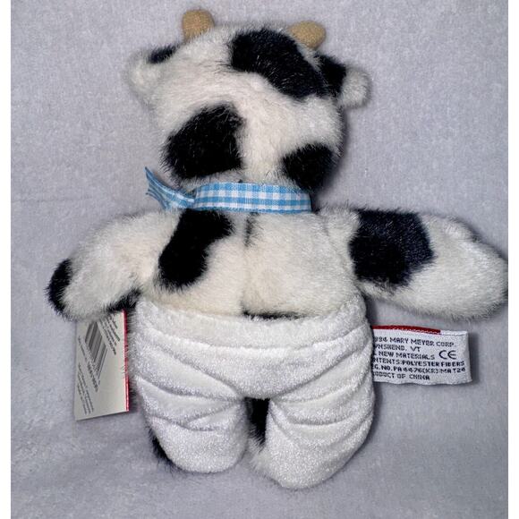 Mary Meyer Tippy Toes Cow Moo Moo Finger Puppet Plush 6" Stuffed Animal Toy 1994 - Picture 3 of 8